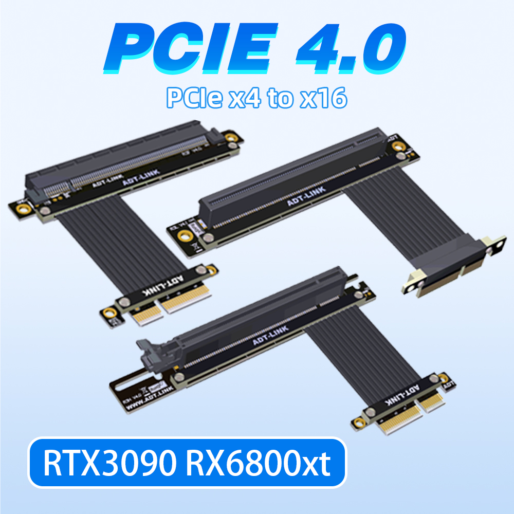 Single Double 90 Degree Right  - Pcie 4.0 X16 Riser Cable 90 Degree ulasan dan harga