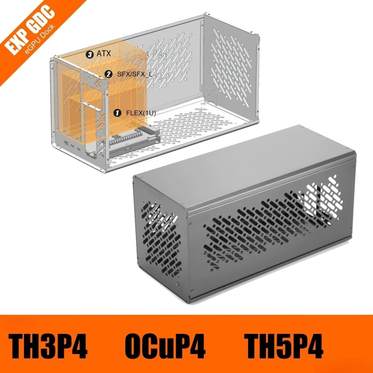 Metal Frame Case Chassis For T - External Gpu Dock Pcie 4.0 Oculink ulasan dan harga