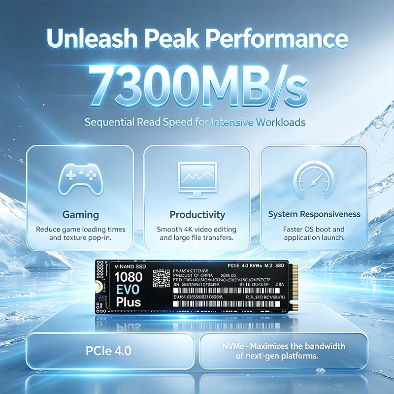 Original NEW 1080 EVO Plus M.2 - M.2 Nvme 4Tb Pcie 4.0 Ssd ulasan dan harga