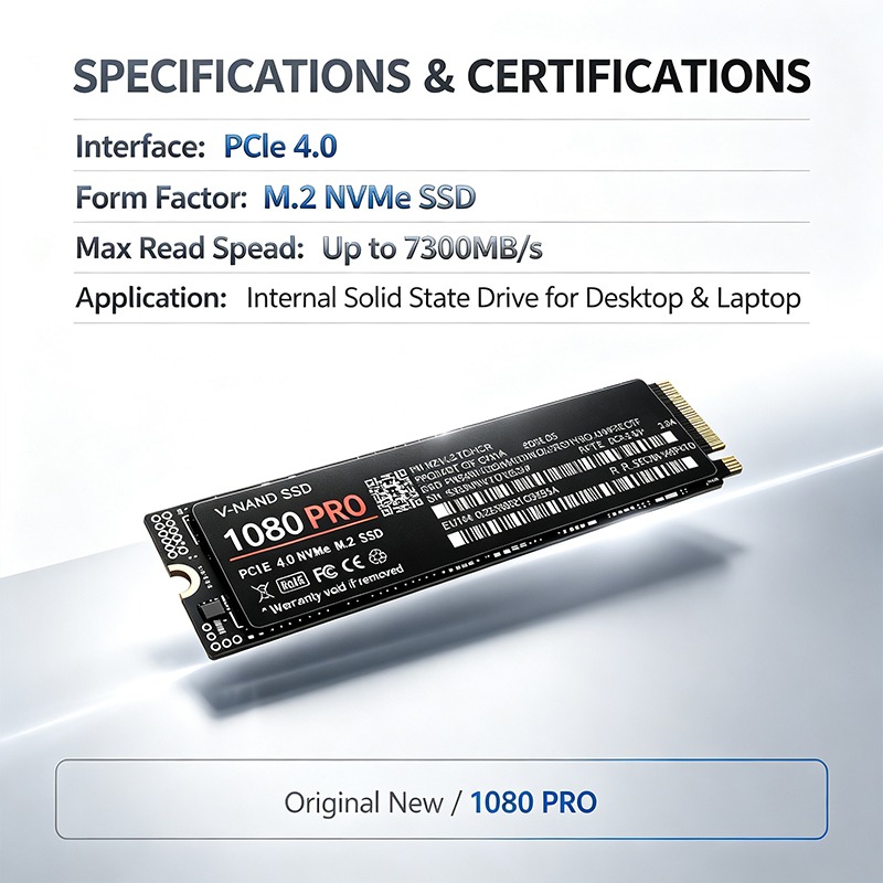 Original 1080PRO PCIe 4.0 M.2  - M.2 Nvme 4Tb Pcie 4.0 Ssd ulasan dan harga